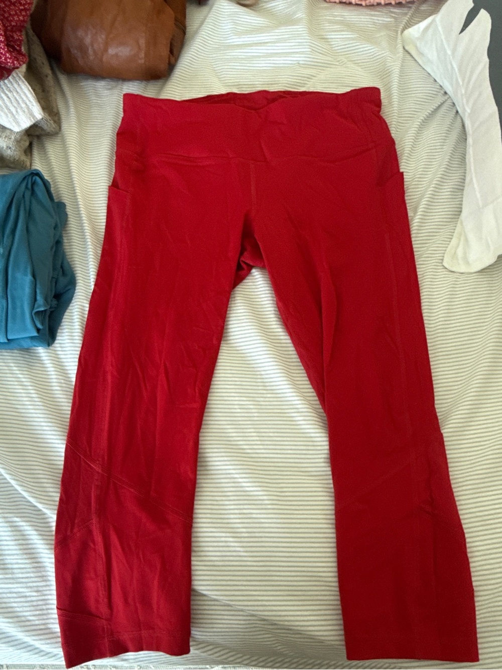 lululemon athletica Red Active Leggings